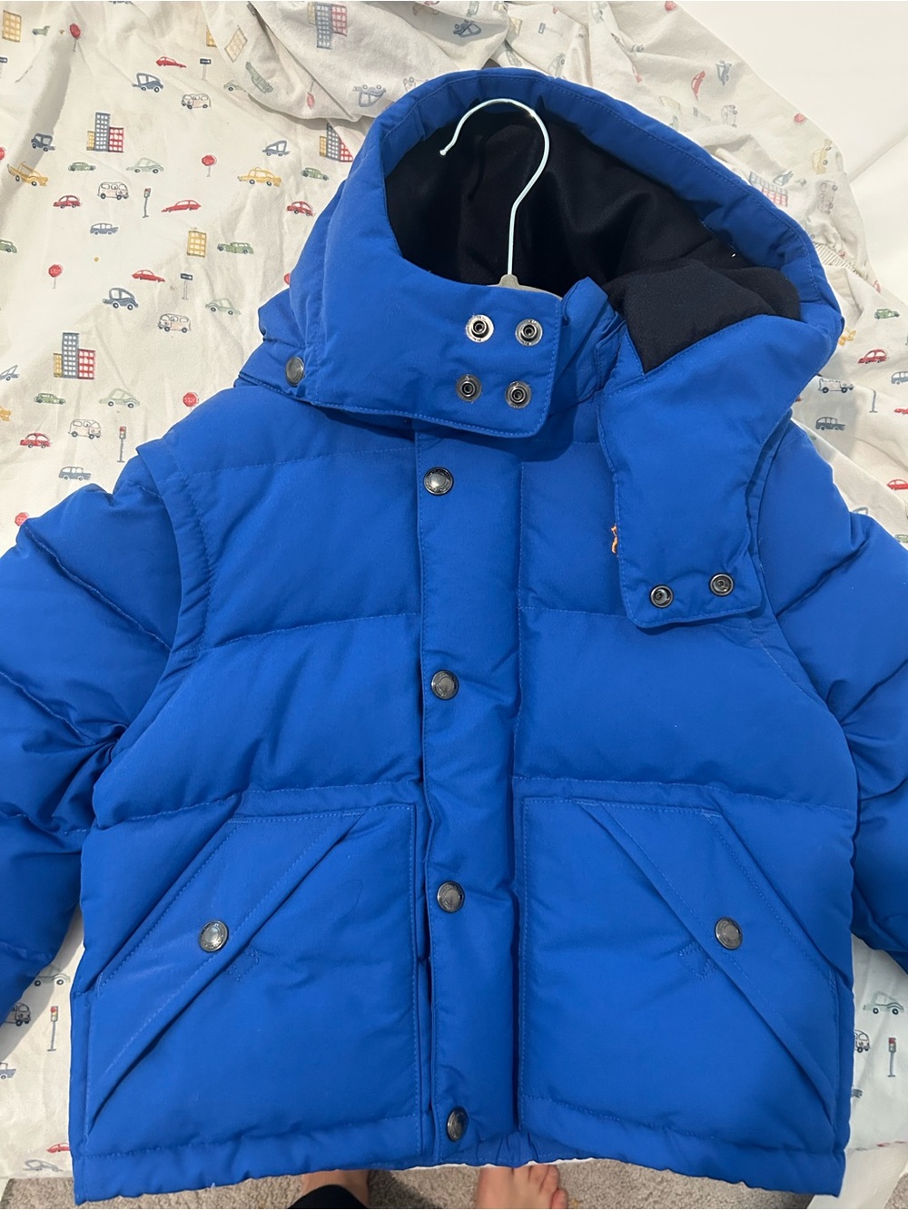 NWT Ralph Lauren Royal Blue Kids Puffer Jacket